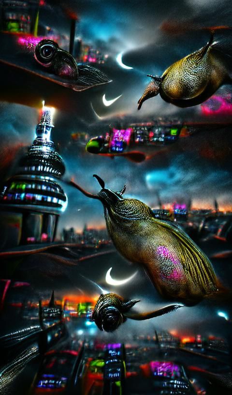Flying Space Slugs