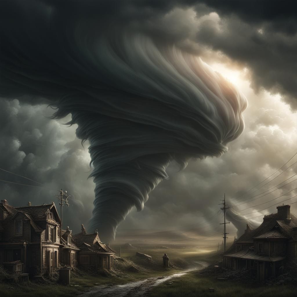 Epic Tornado of Souls: Digital Matte Painting
