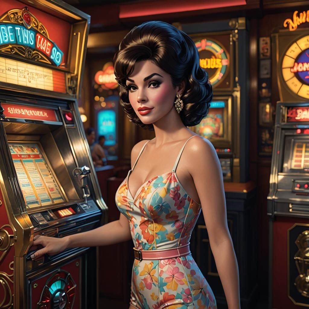 Annette Funicello in 1960s Style Portrait