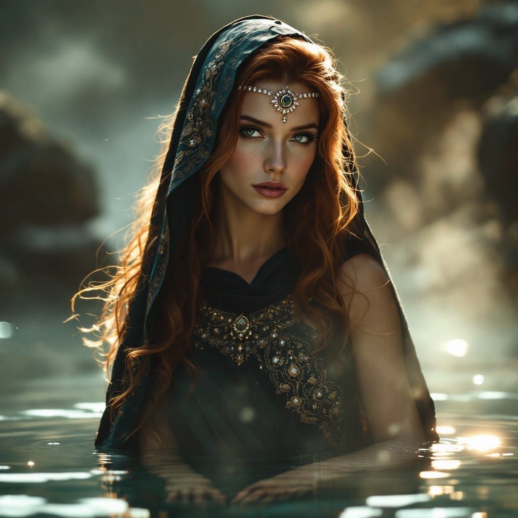 Gallo-Celtic Woman at Saint-Vulbas Healing Springs