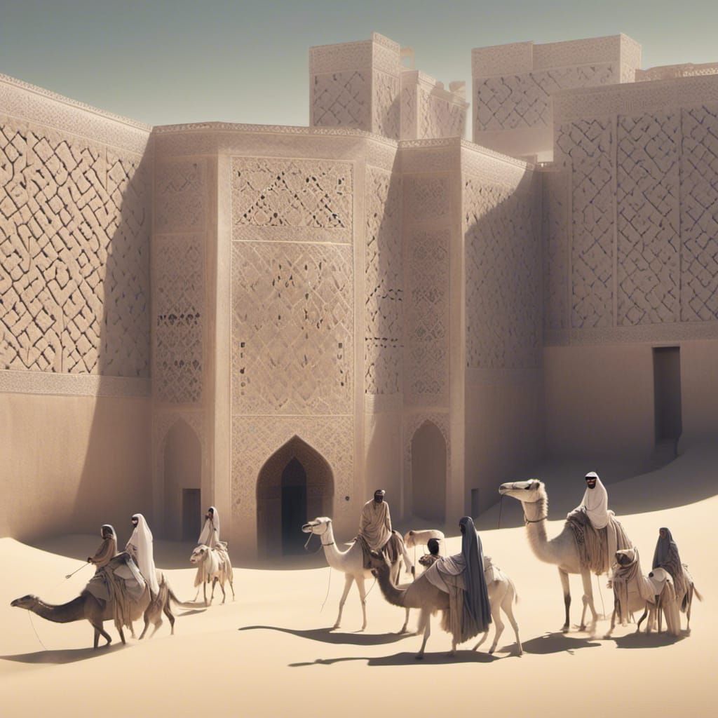 Portrait of Inna with Desert Theme