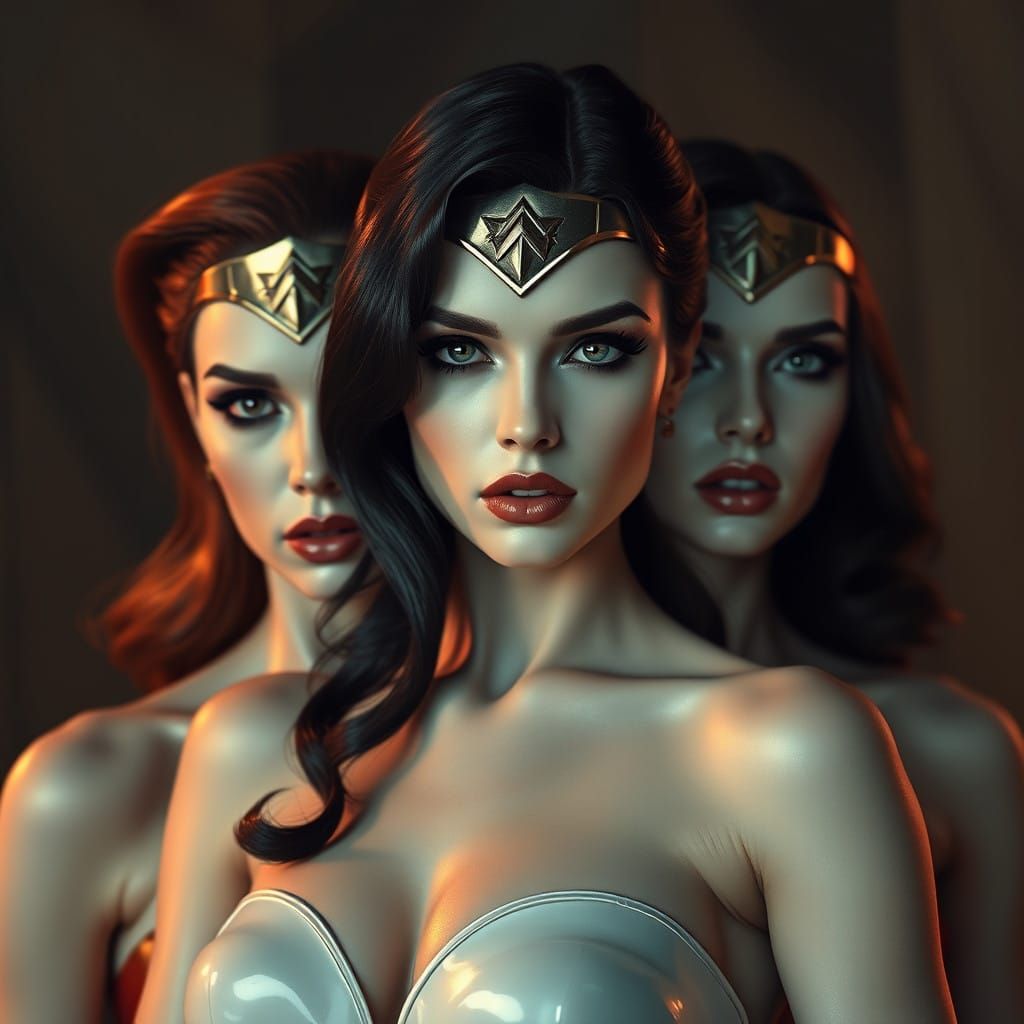 Skarlett, 1960's pin up girls, Pale skin, white shiny pantyh...