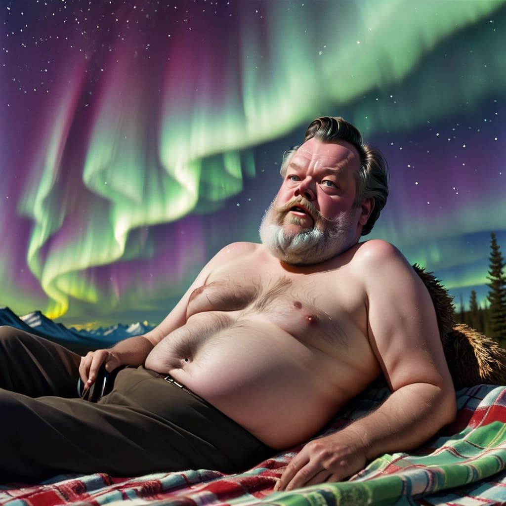 Orson Welles Basks in the Ethereal Glow of the Northern Ligh...