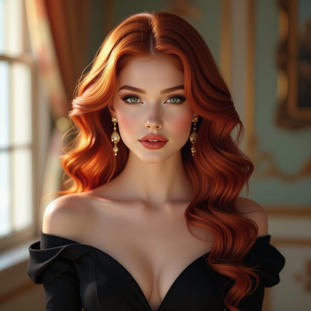 A captivating photograph in the style of Annie Leibovitz sho...