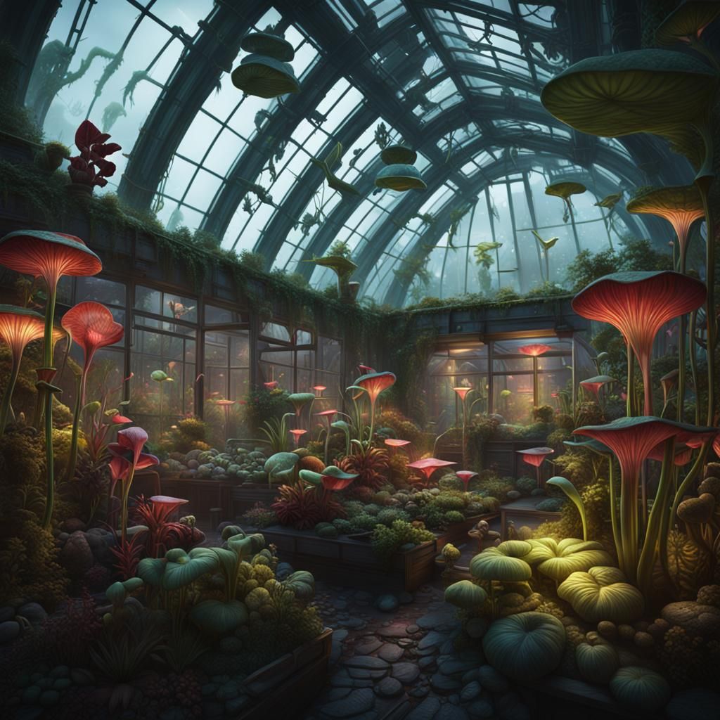 Lunar Greenhouse: Botanist and Carnivorous Plants