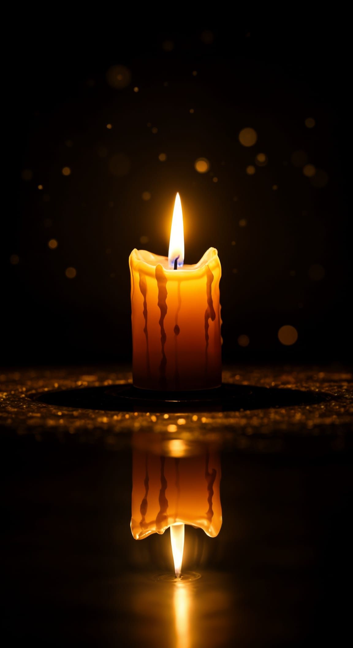 Candle of the Soul in Chiaroscuro Light
