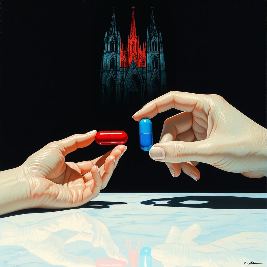 Dramatic Choice: Red Pill or Blue Pill Still