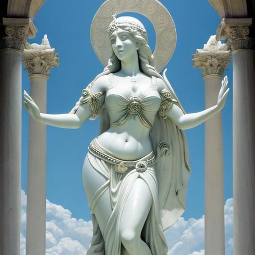 Classical Depiction of Goddess Aphrodite