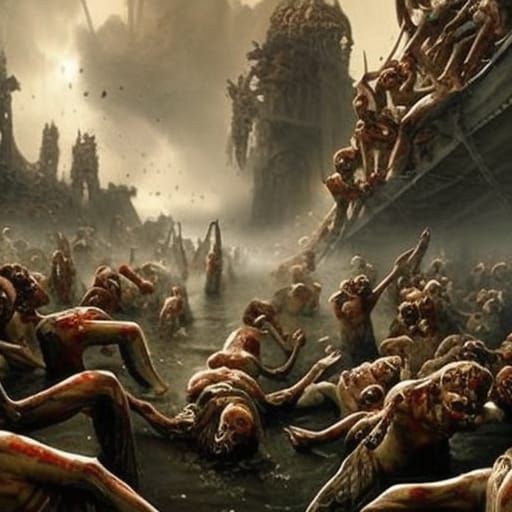 Infernal Landscape of Eternal Torment in Unreal Engine