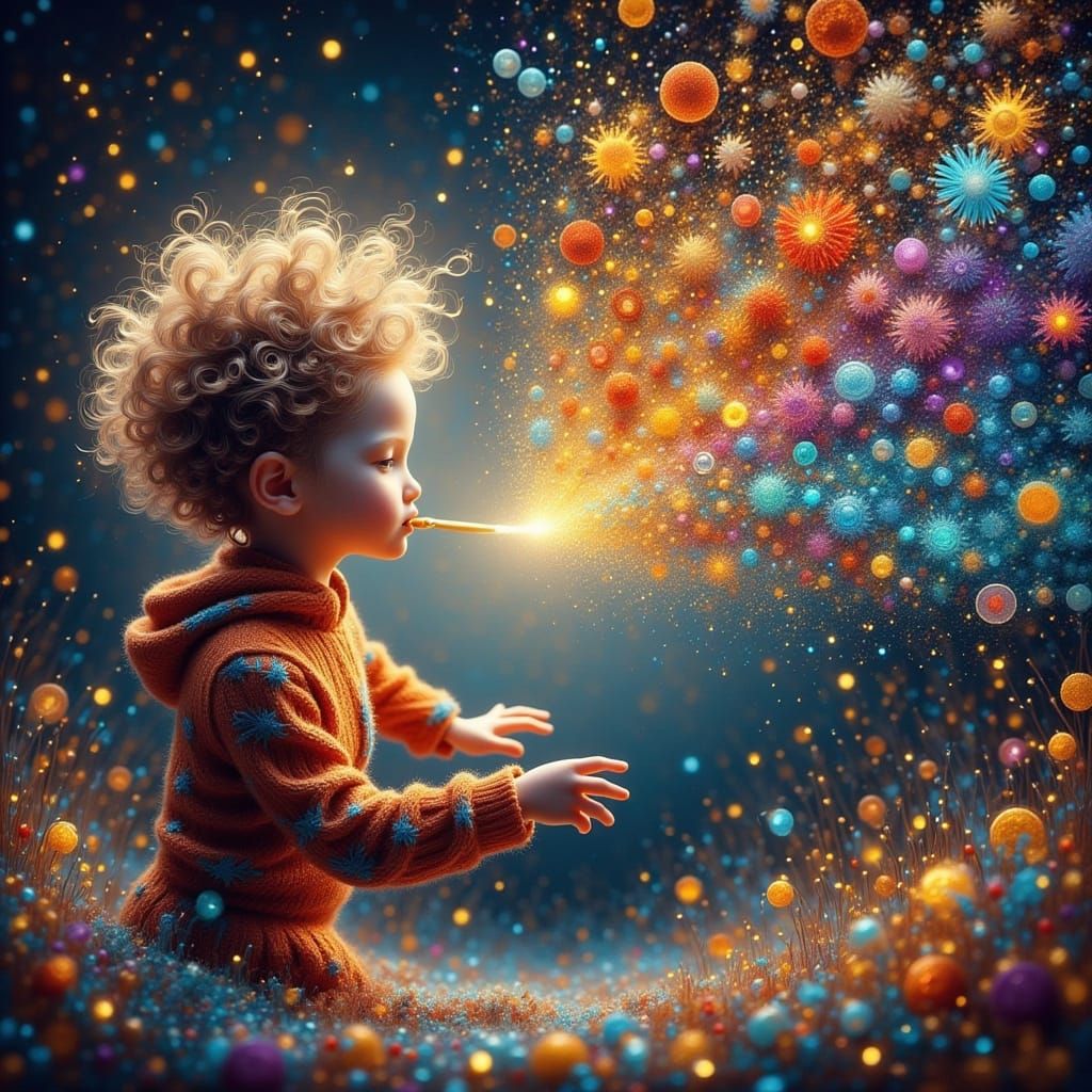 Boy's Cough Reveals Cheerful Microbes Dancing