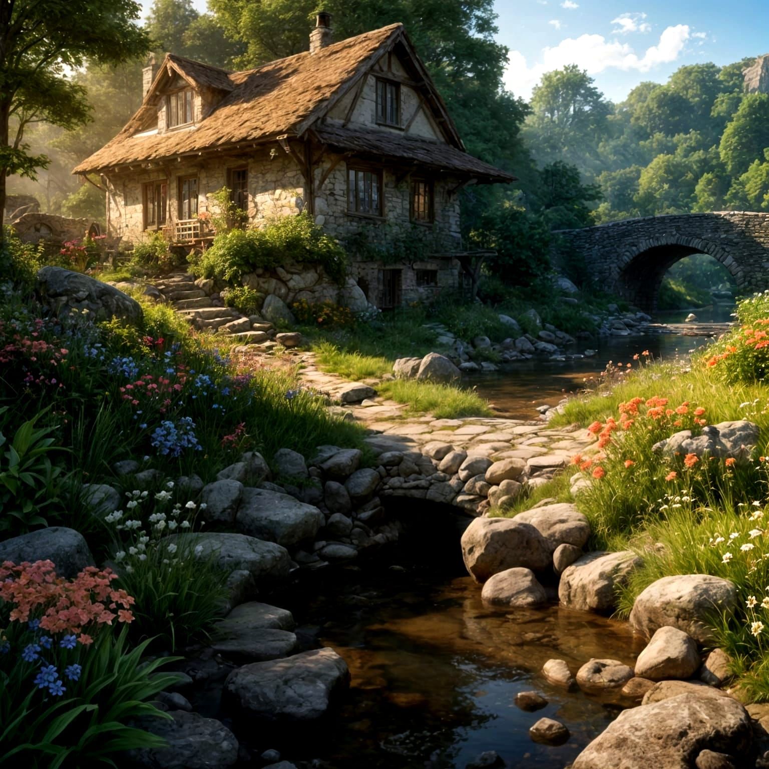 Cozy Cottage Amidst Nature's Serenity