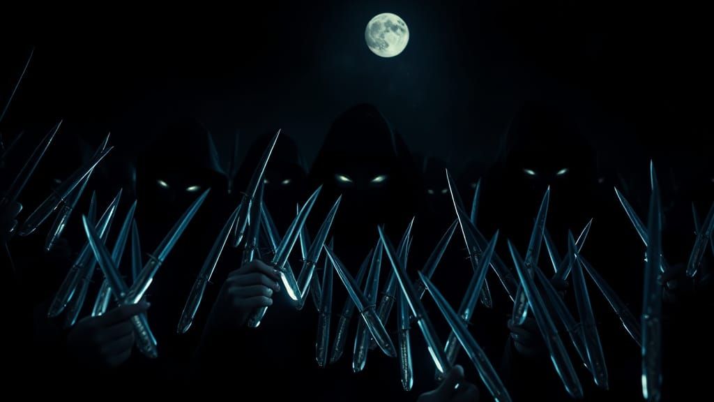 Darkness Descends in a Chiaroscuro Nightmare