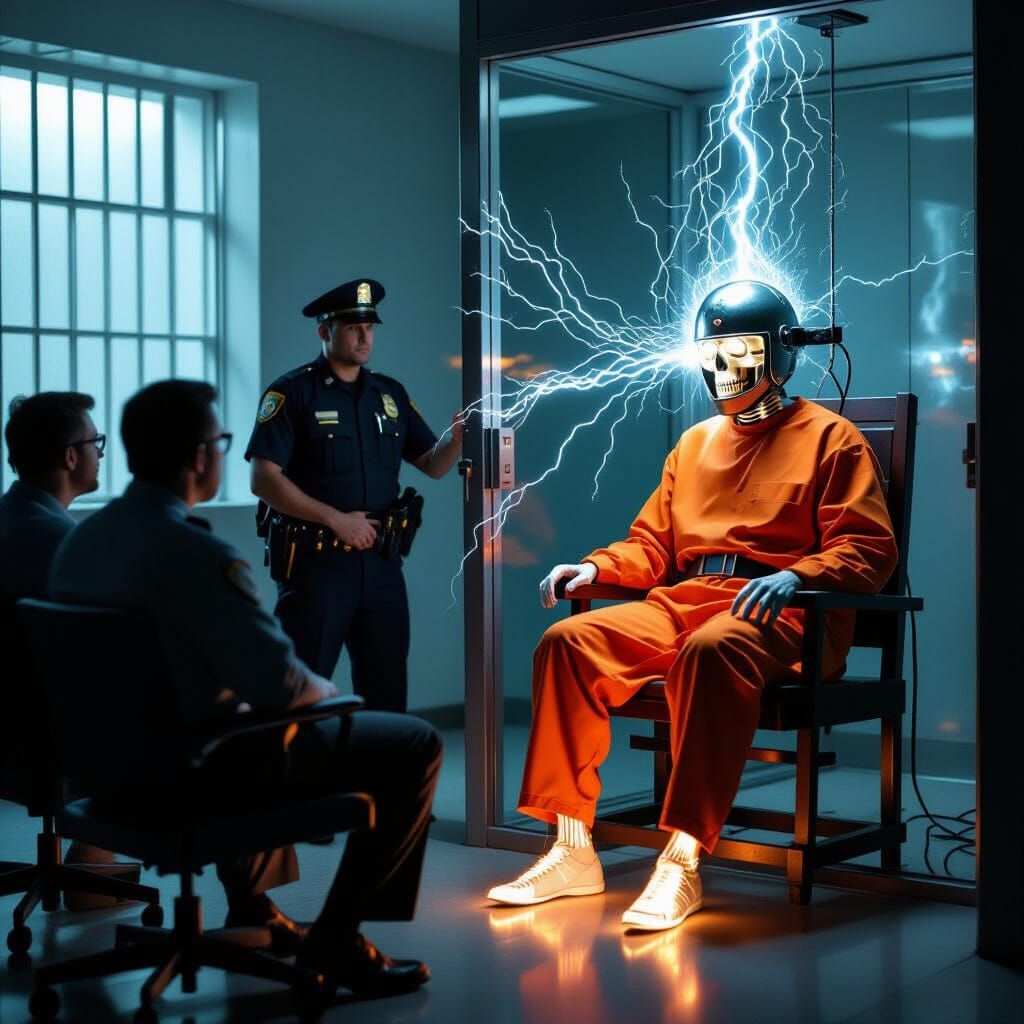 Man Electrocuted In Ultra-Realistic Cinematic Scene