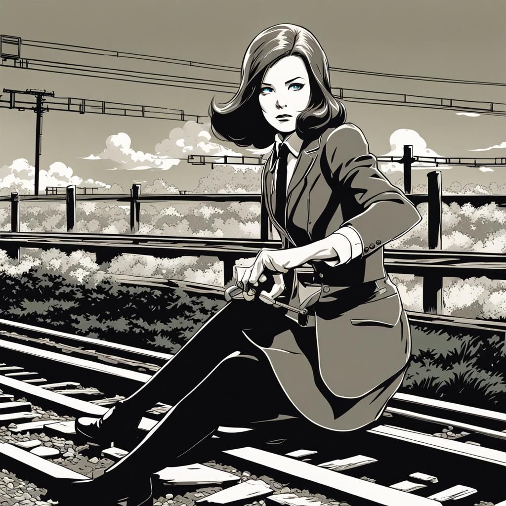Emma Peel in Peril: Anime-Inspired Avengers Scene