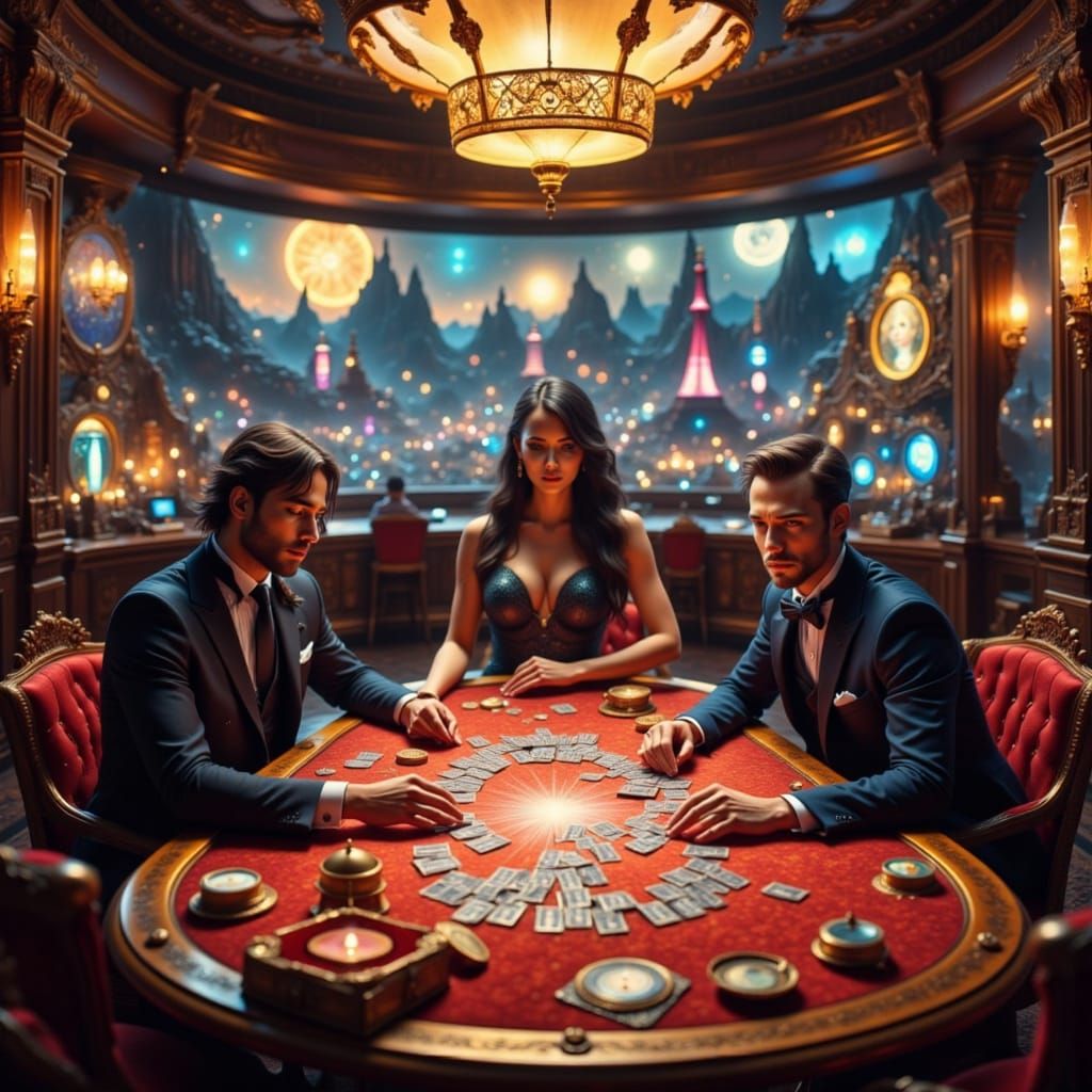 High Stakes Poker Game in Las Vegas Casino