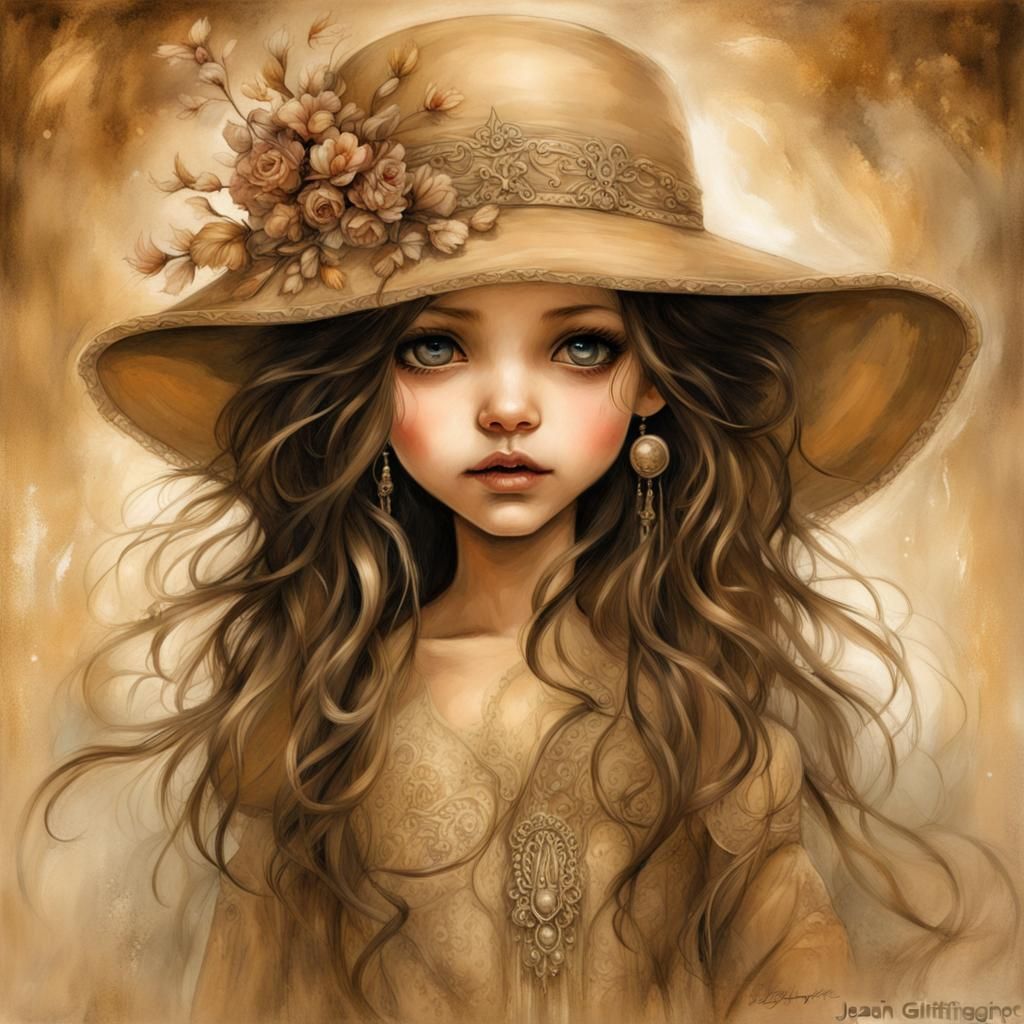 Fantasy Portrait with Iridescent Scales in Digital Art