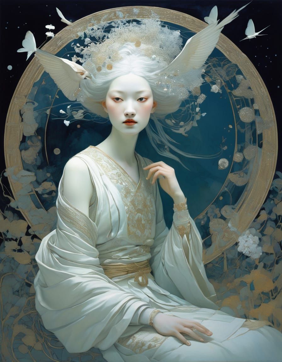 Enchanted Forest Illustration in Children's Book Style