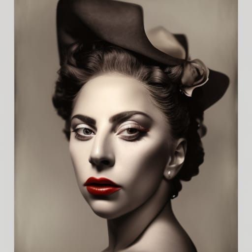 Lady Gaga as Scarlett O'Hara in Gone with the Wind.