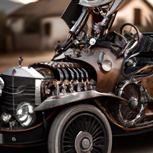 Steampunk Mercedes Cabriolet: Professional Car Photography