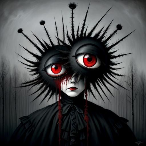 Sinister Surrealism: Eyeballs in Top Hats