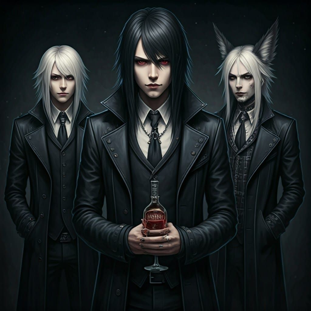 Cyberpunk Gothic Anime Goddess