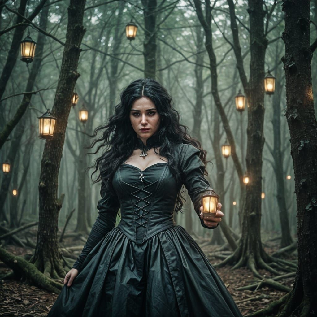Yennefer Cosplay as Cinematic Film Still