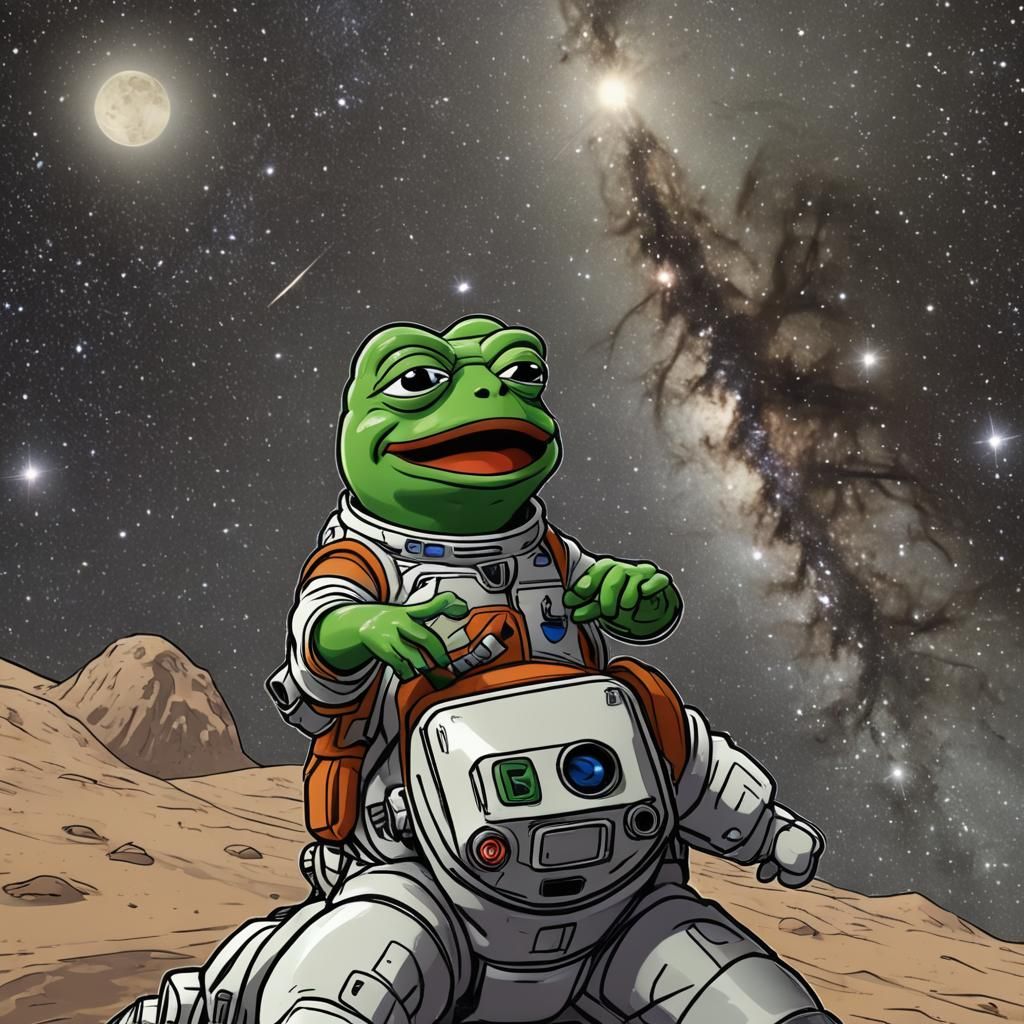 Pepe's Galactic Adventure: Space-Themed NFT Collection