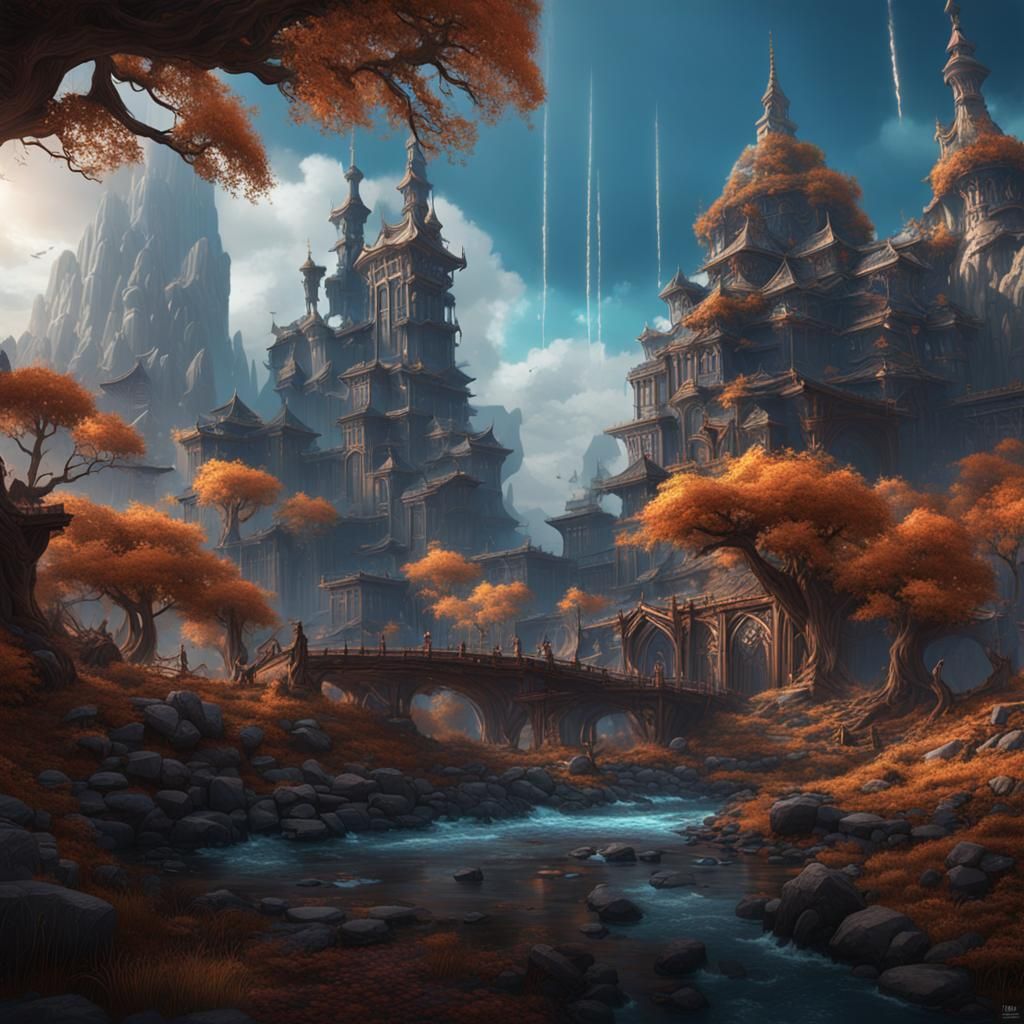 Detailed Khopesh Matte Painting in Unreal Engine