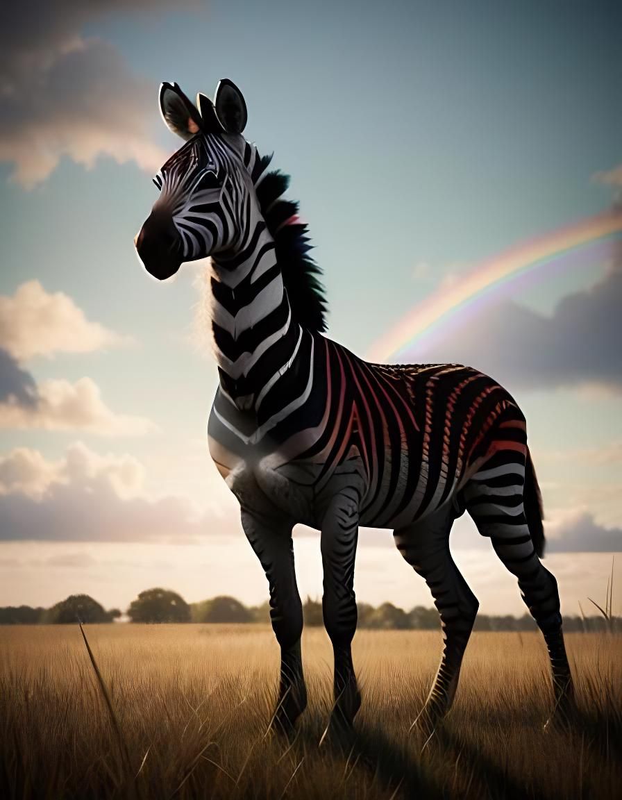 Rainbow Zebra