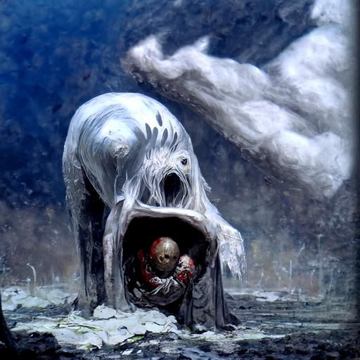 Mouthless Horror Feeds: Dark Art