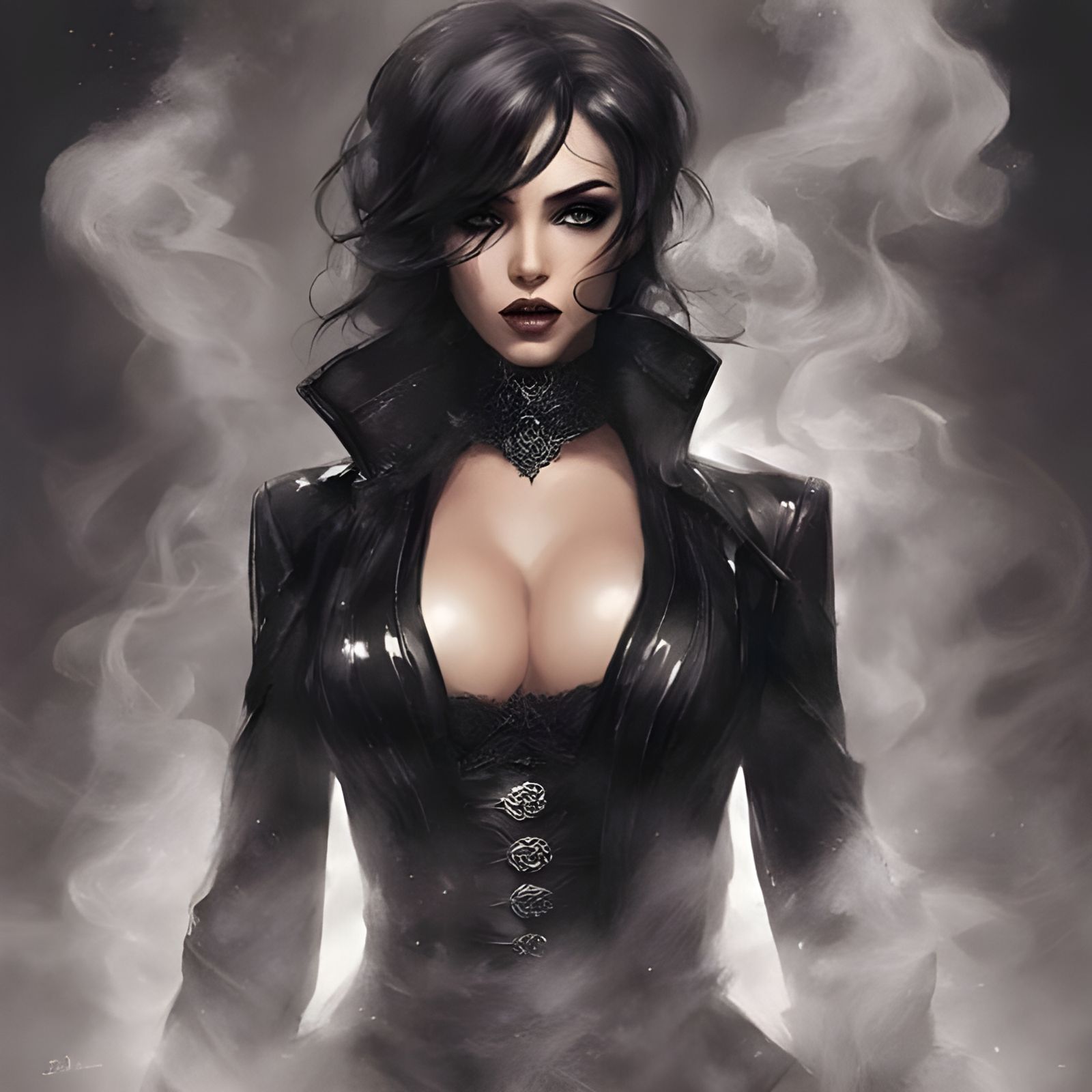 Beautiful Iranian Girl in Latex Lingerie