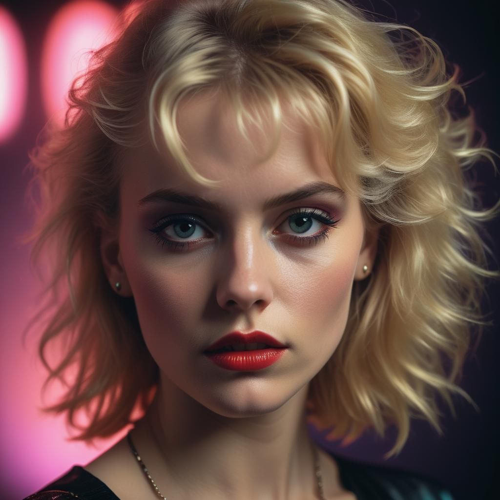 1980s Inspired High-Fashion Portrait Photography