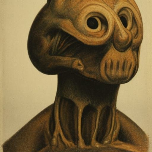 Hybrid Creature: Man-Torso on Horse Body