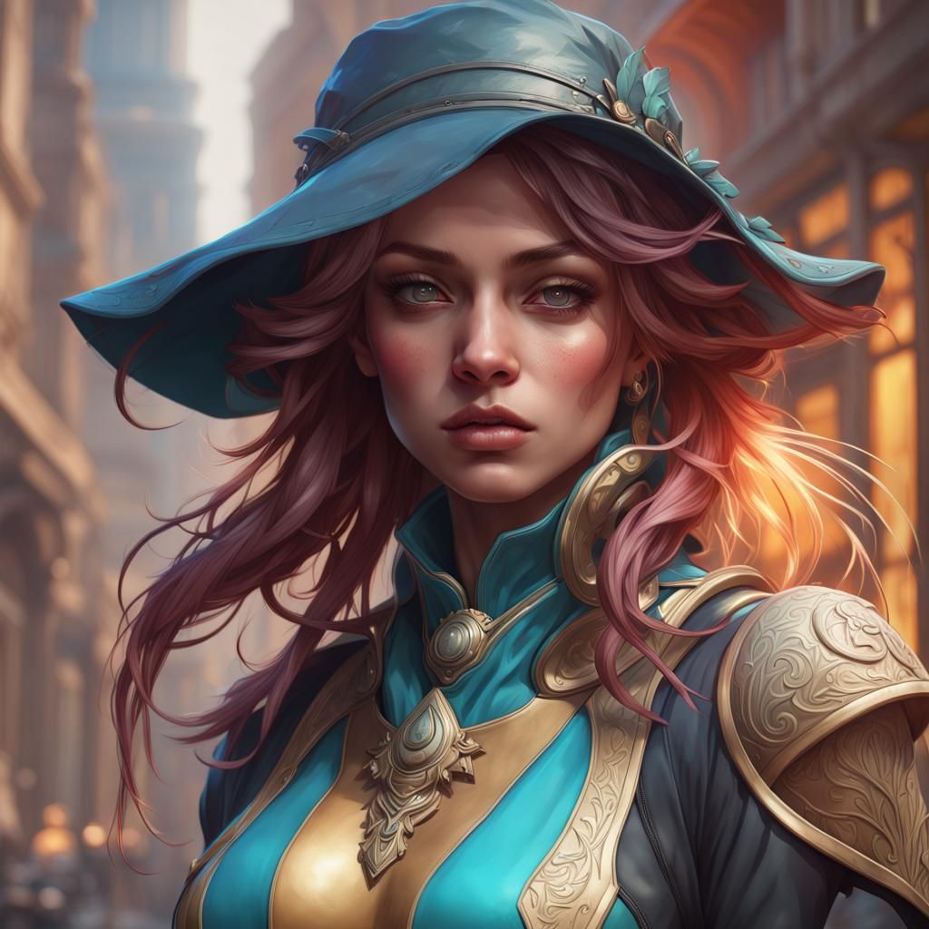 Puss in Boots Portrait, Hyperdetailed Concept Art