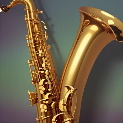 AI Generated Saxophone Image