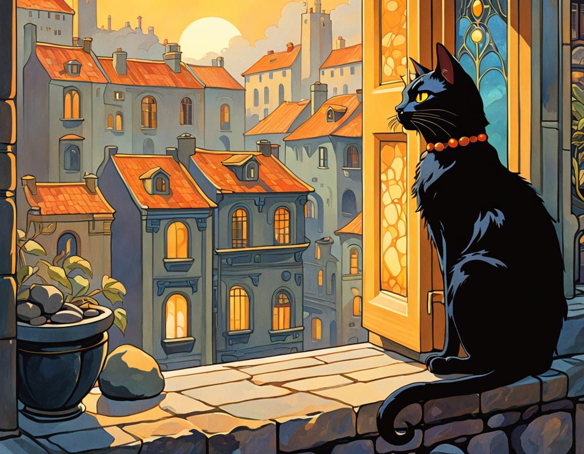 Beyond the Window, the World... 😻