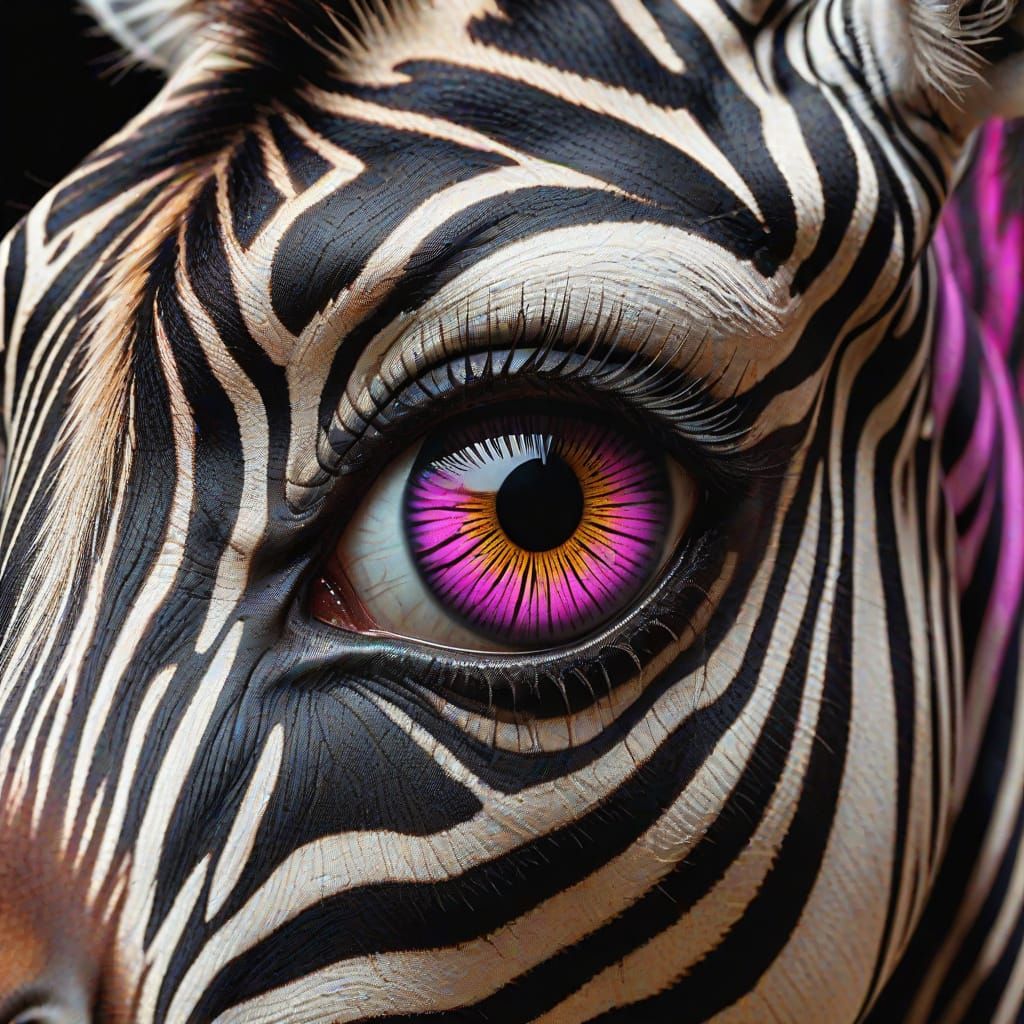 🥉Zebra Eye Mirror Soul