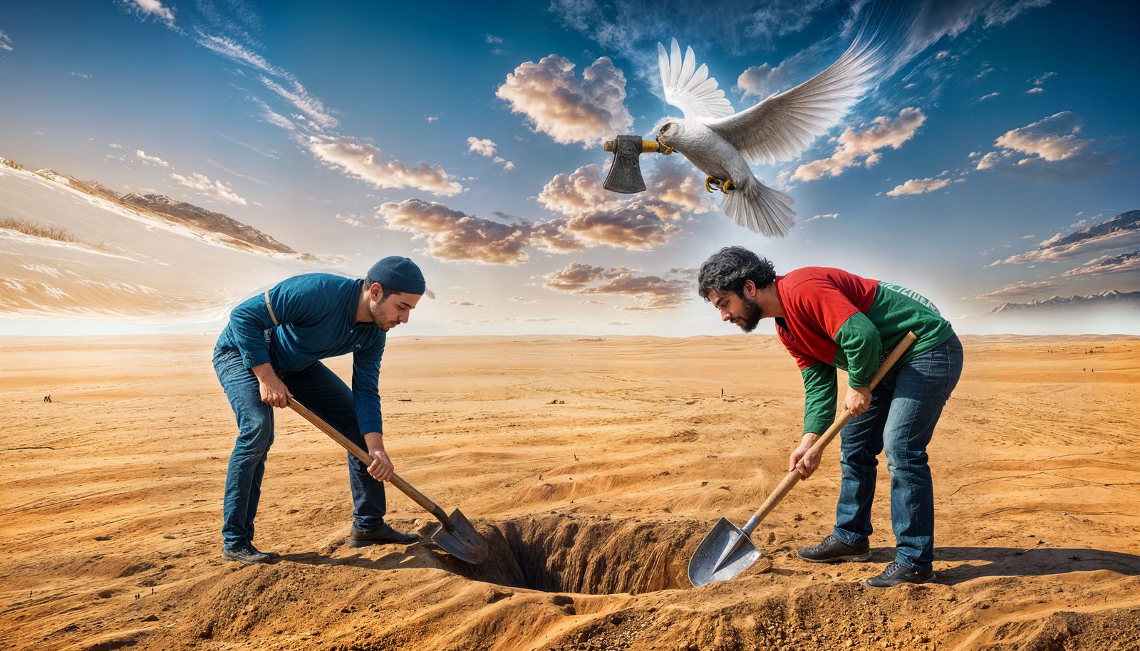 Breathtaking Sunset with Mammatus Clouds