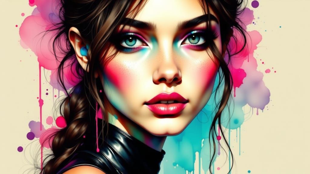 Abstract  portrait 01