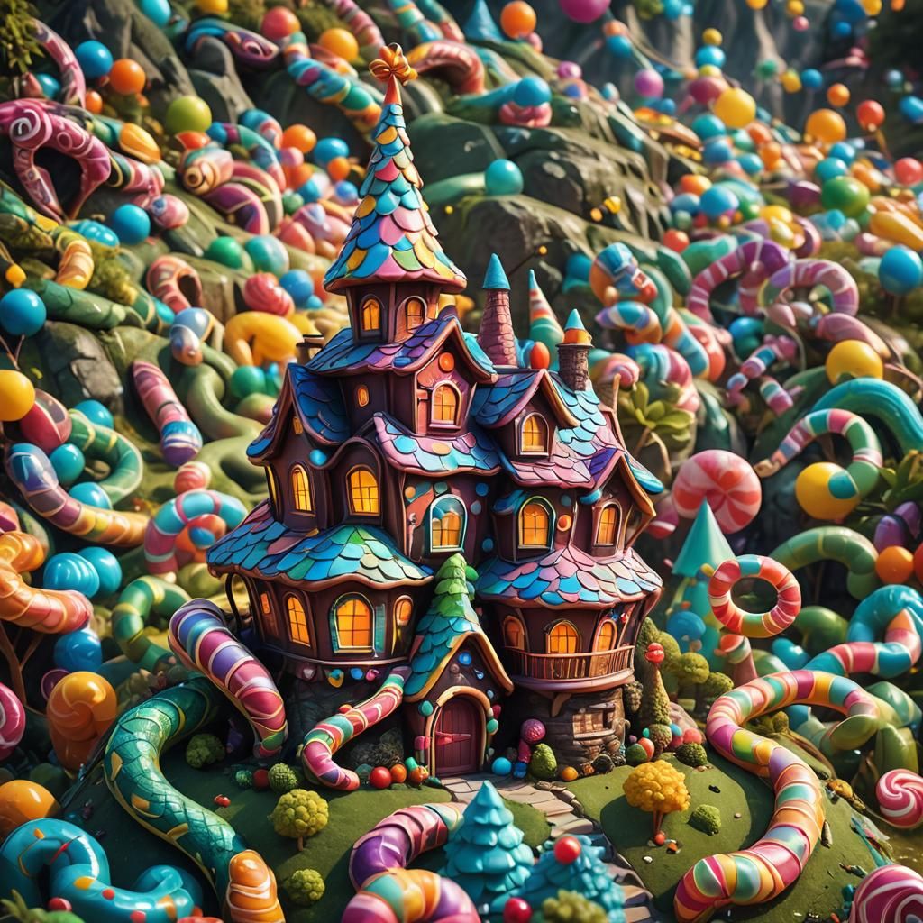 Candy Art Treehouse in Snake Valley