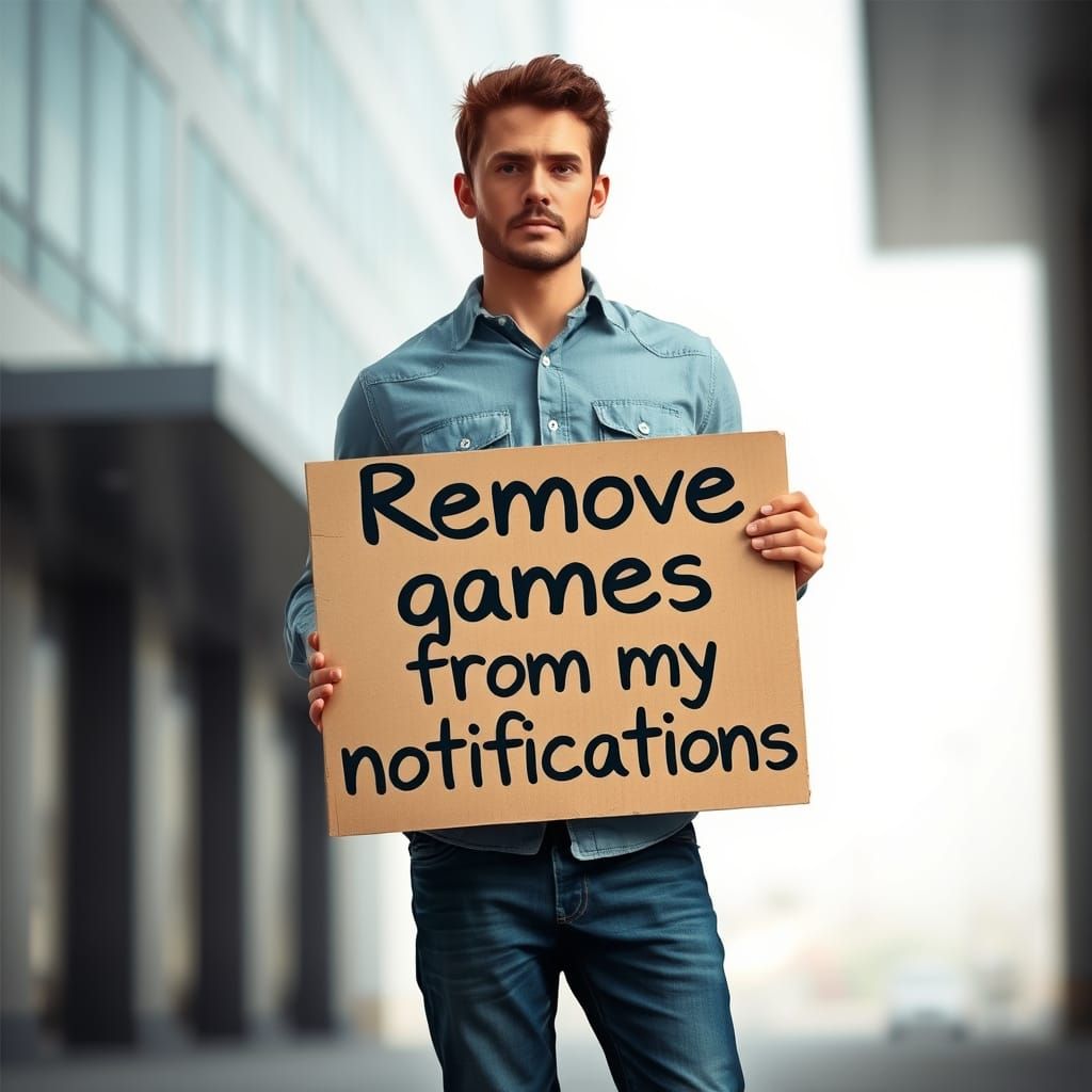 Remove games from my notifications