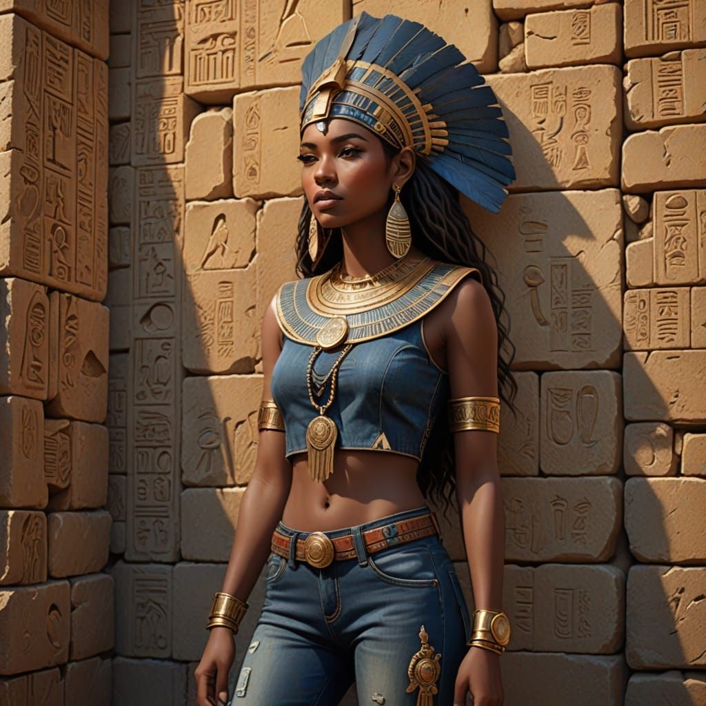 Elegant Goddess of Ancient Sands