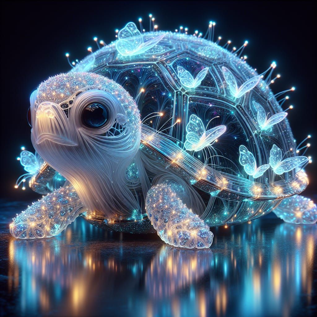 Fiber optic turtle