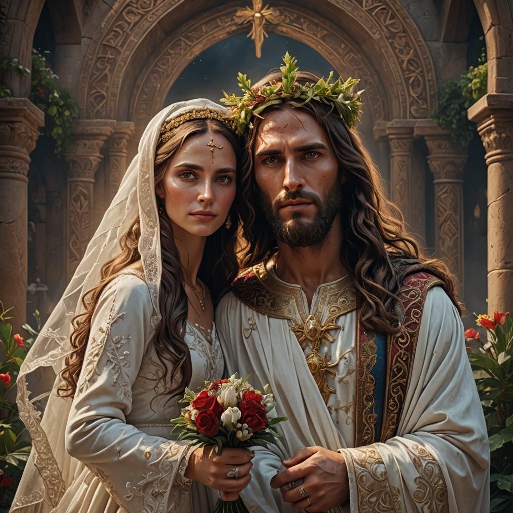 Wedding Portrait: Jesus Christ and Mary Magdalene
