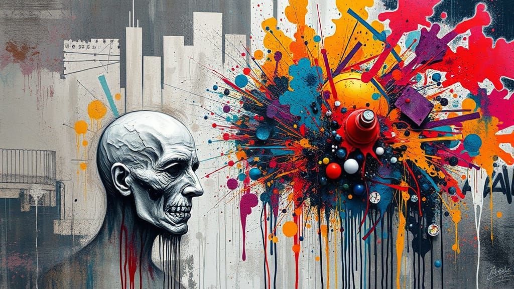 Graffiti Art of Human Existence: Past and Future