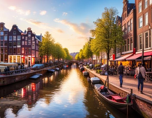 Red Light District of Amsterdam by Per