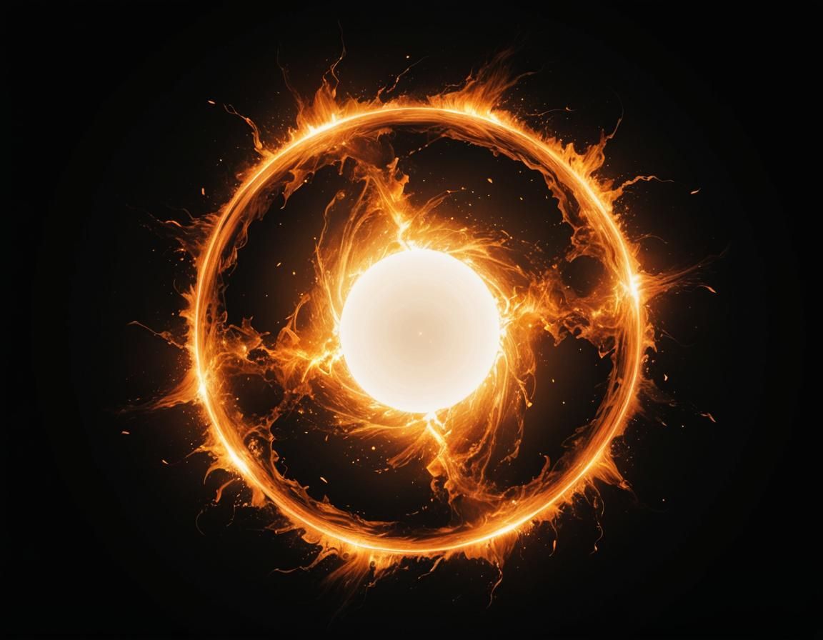 Abstract Black Color AI Image