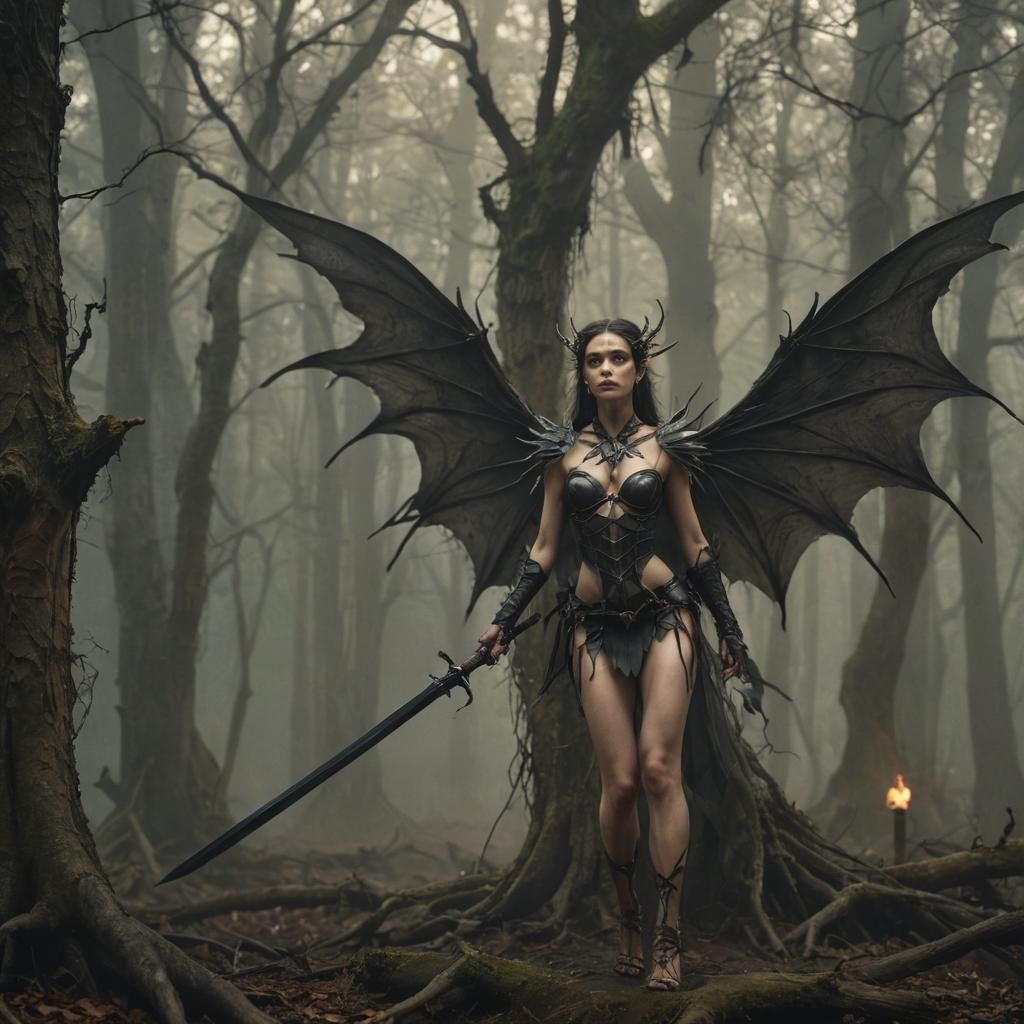 She was a fairy that became a demon