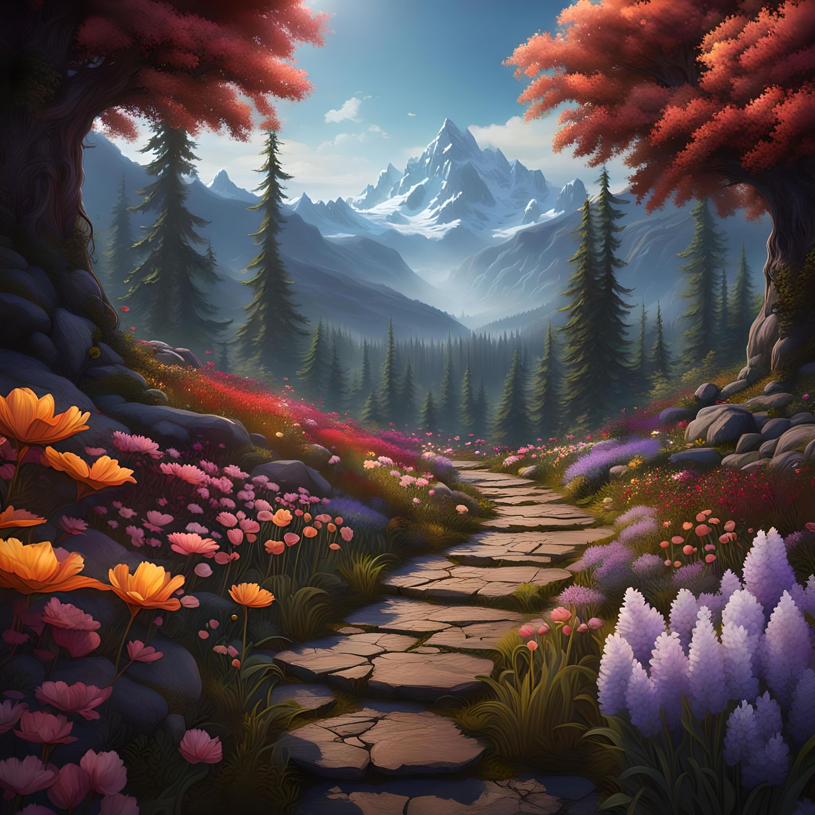 Forest Path - Washington State 1:47 pm