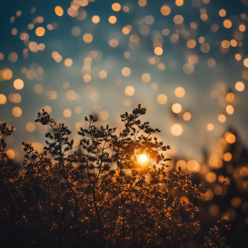 Upside-Down View with Bokeh, Professional Photography